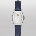 Michele Urban Coquette Diamond Dial Navy Patent Leather
