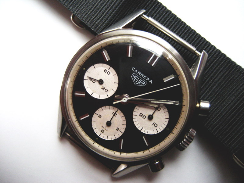 'panda' Vintage - Heuer Carrera 'panda'