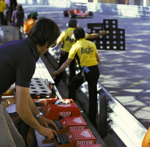 Heuer Sponsoring F1 - Pit