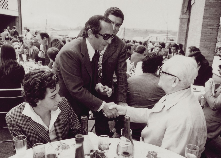 Jack Heuer and Enzo Ferrari