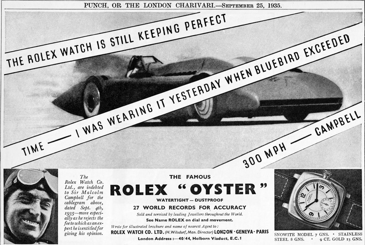 Malcolm Campbell 1935 Records ( Rolex Motorsport )