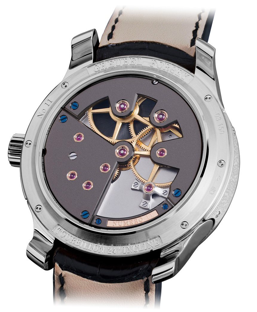 Greubel Forsey Tourbillon 24 Secondes Contemporain - Caseback