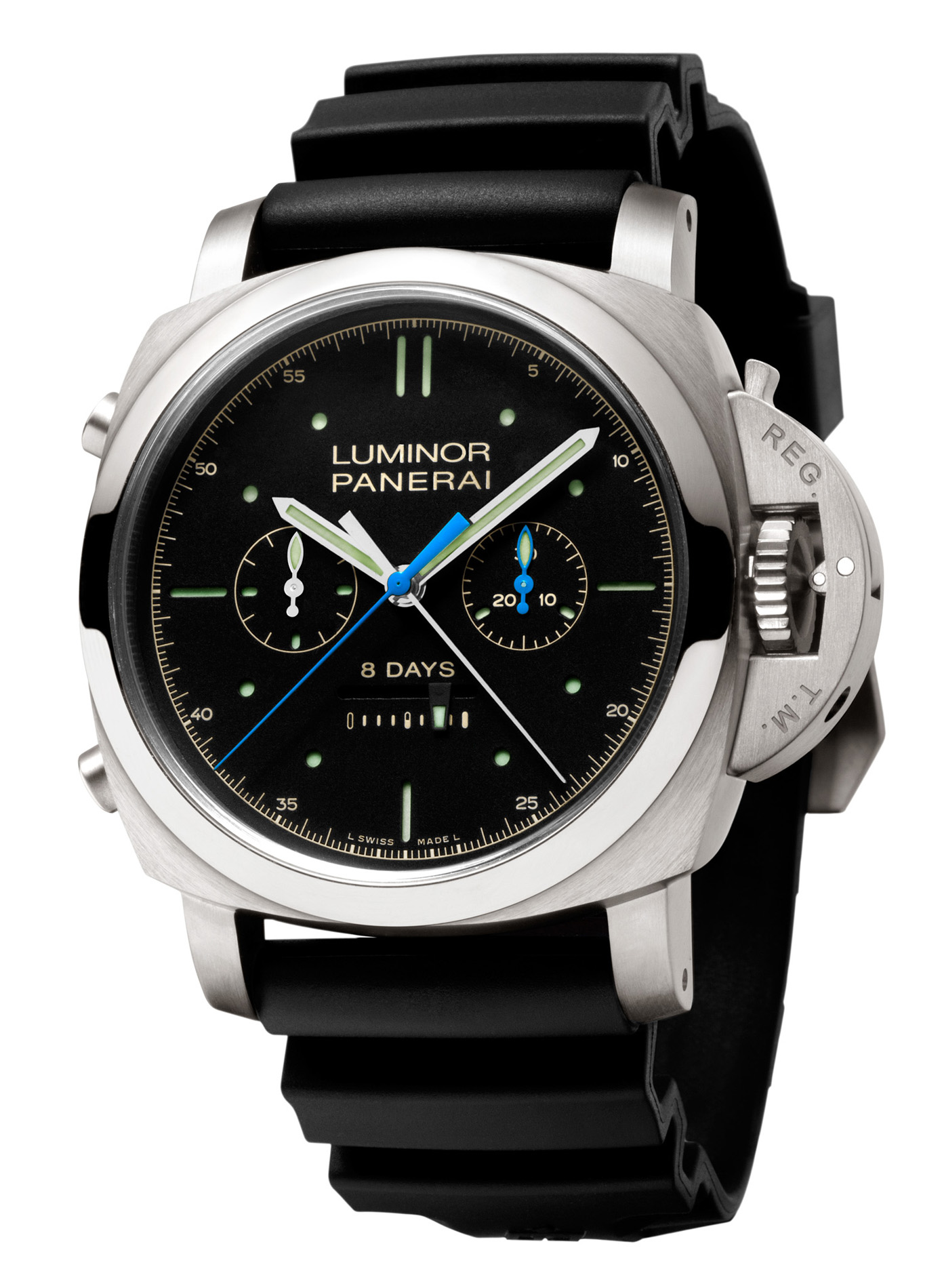 Panerai Luminor 1950 Rattrapante 8 Days Titanio