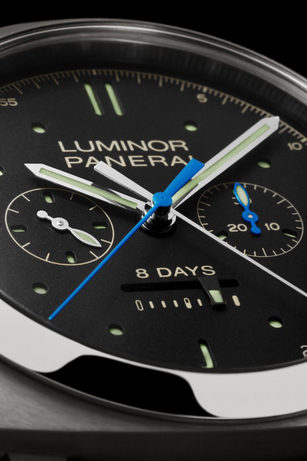 Panerai Luminor 1950 Rattrapante 8 Days Titanio - Dial
