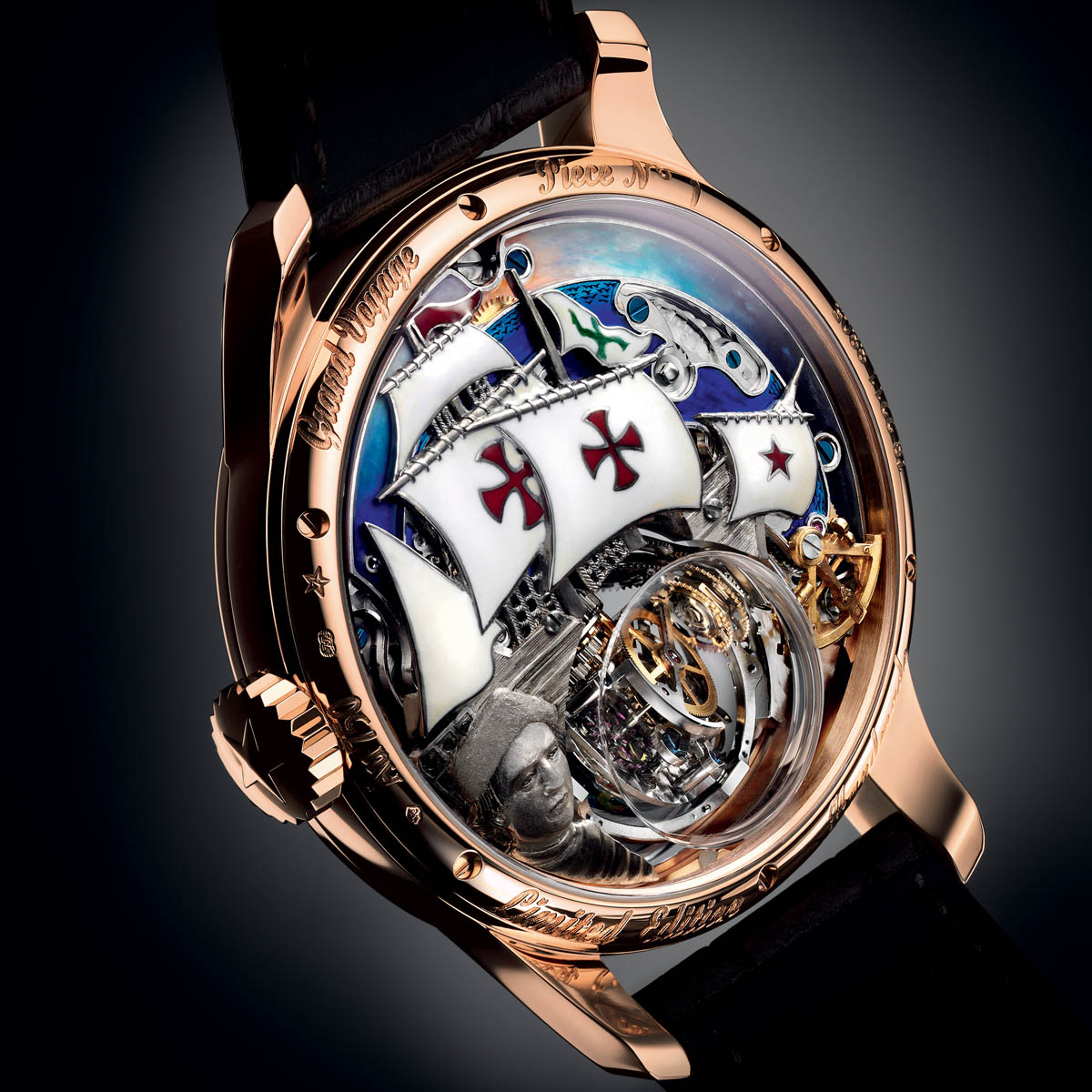 Zenith Academy Christophe Colomb Hurricane Grand Voyage - Caseback