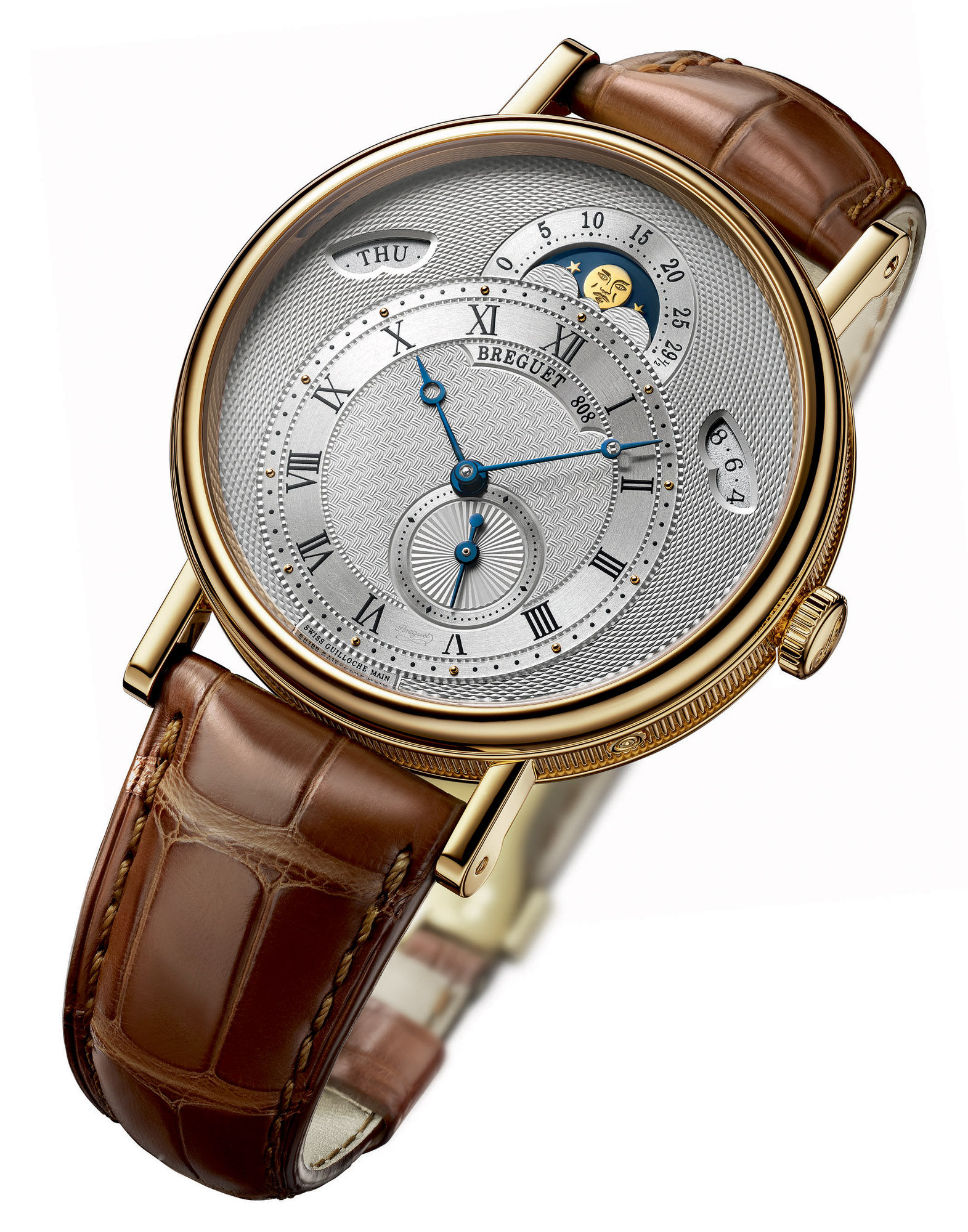 Breguet Classique 7337 (Silvered 18 Carat Gold Dial Hand-engraved)