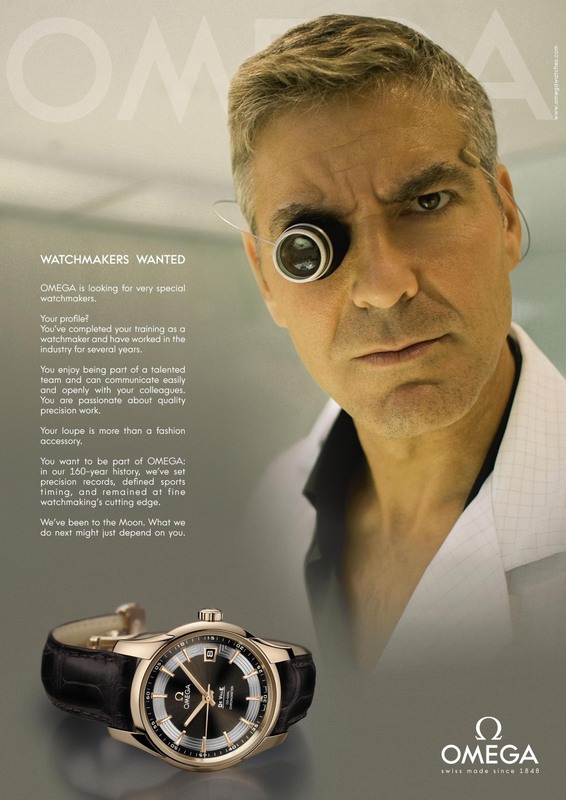 Campagne de Ressources Humaines Omega pour recruter des horlogers