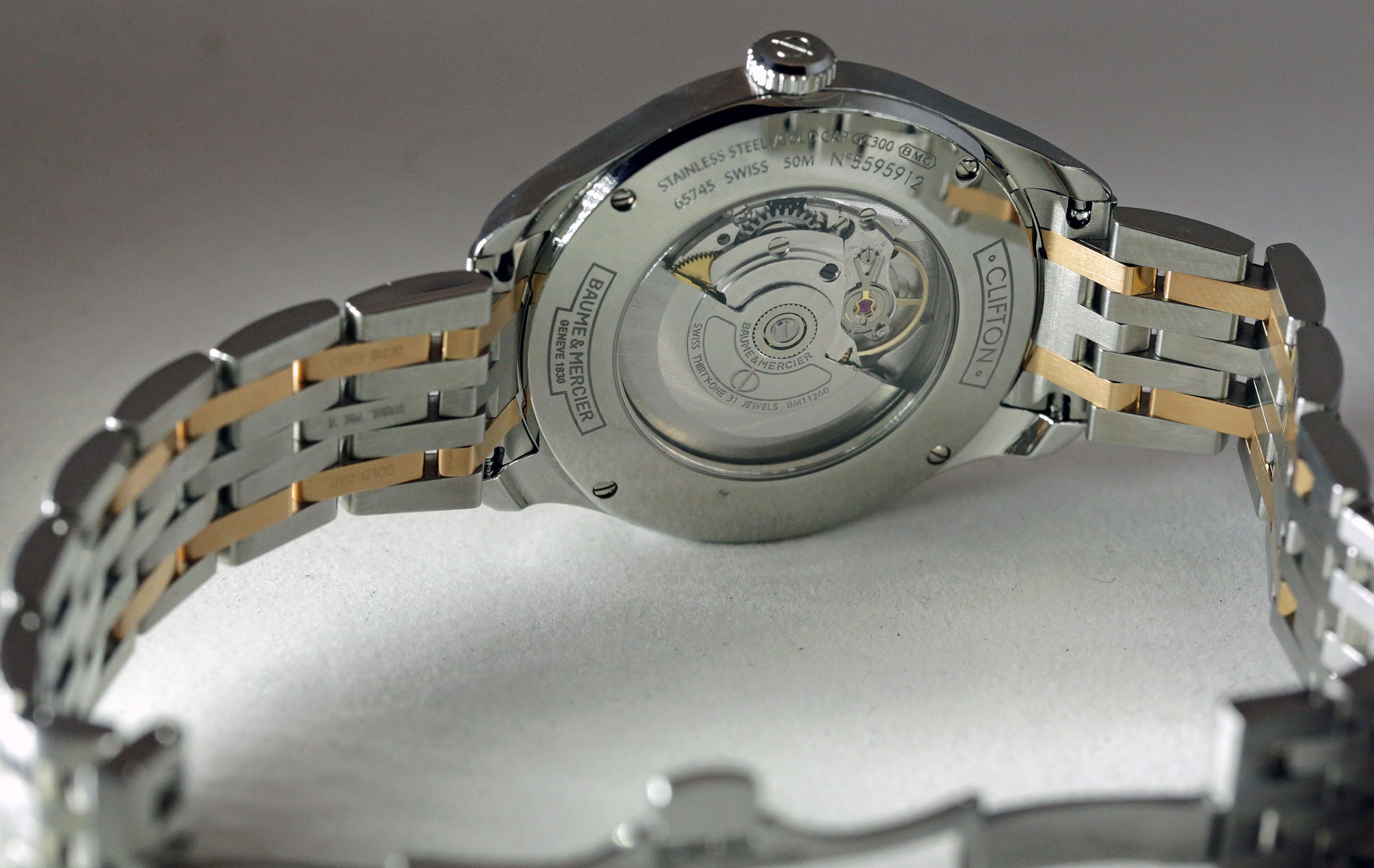 Baume & Mercier Clifton Ref. 10140 - Caseback