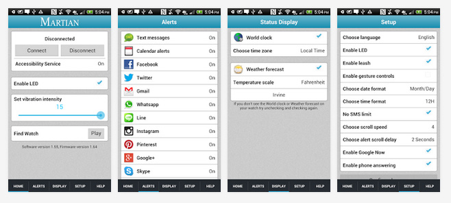 Martian Alert Application