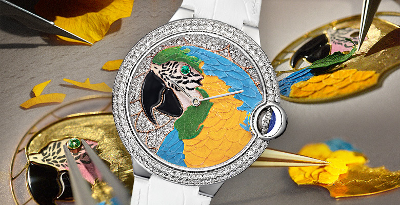 Cartier invente la Marqueterie Florale Cartier invente la Marqueterie Florale