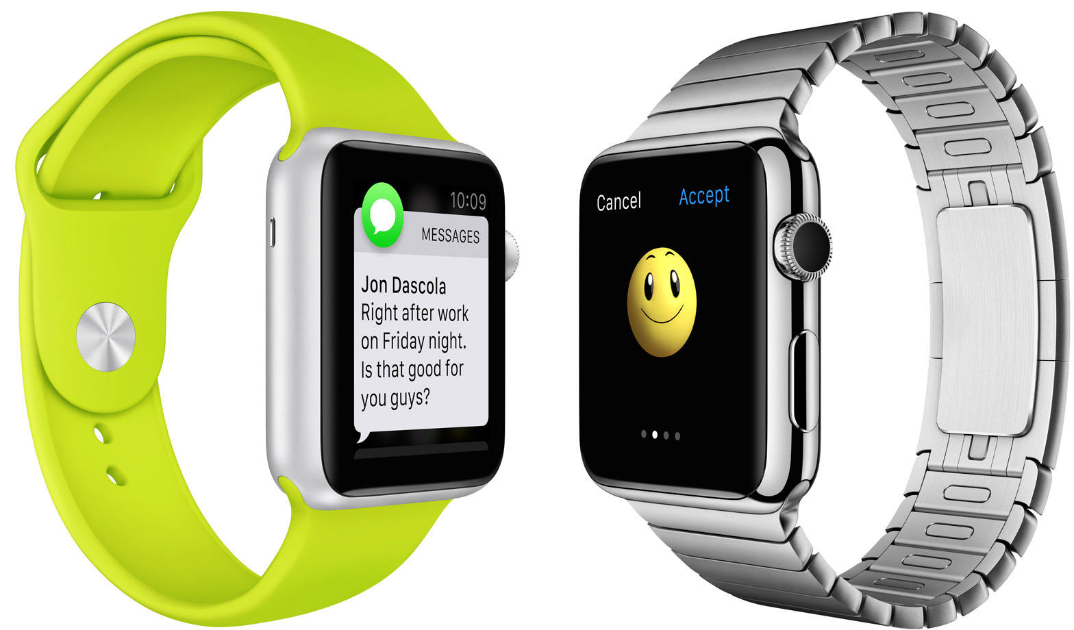 Apple Watch Applications pour communiquer