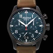 Alpina Startimer Pilot Chronograph Big Date Black