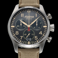 Alpina Startimer Pilot Chronograph Big Date Camouflage Grey