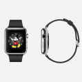 Apple Watch - 42mm Stainless Steel Case with Black Classic Buckle