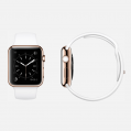 Apple Watch Edition - 38mm 18-Karat Rose Gold Case with White Sport Band