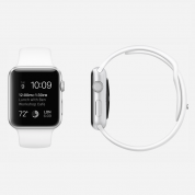Apple Watch Sport - 38mm Silver Aluminum Case with White Sport Band