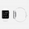 Apple Watch Sport - 42mm Silver Aluminum Case with White Sport Band