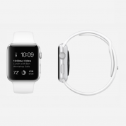 Apple Watch Sport - 42mm Silver Aluminum Case with White Sport Band