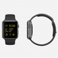 Apple Watch Sport - 42mm Space Gray Aluminum Case with Black Sport Band
