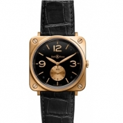 Bell & Ross Aviation BR S Mécanique Pink Gold Black Dial