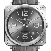Bell & Ross Aviation BR S Officer Ruthenium