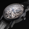 Benzinger Manual Winding Movement Full Skeleton Black and White