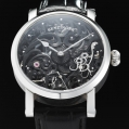 Benzinger Manual Winding Movement Full Skeleton White and Black