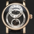 Benzinger Manual Winding Movement Regulator in Rose Gold