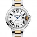 Cartier Ballon Bleu de Cartier Ladies  Automatic Yellow Gold & Steel 33 MM