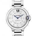 Cartier Ballon Bleu de Cartier Ladies Automatic Steel & Diamonds 36 MM