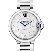 Cartier Ballon Bleu de Cartier Ladies Automatic Steel & Diamonds 36 MM