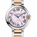Cartier Ballon Bleu de Cartier Ladies Automatic Steel & Pink Gold 36 MM