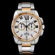 Cartier Calibre de Cartier Chronograph Pink Gold & Steel