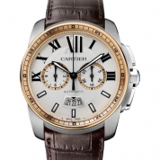 Cartier Calibre de Cartier Chronograph Pink Gold & Steel