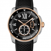 Cartier Calibre de Cartier Diver Pink Gold & Steel