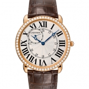 Cartier Ronde Louis Cartier 42 MM Manual Pink Gold & Diamonds