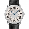 Cartier Ronde Louis Cartier 42 MM Manual White Gold & Diamonds