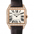 Cartier Santos de Cartier Santos-Dumont Manual Pink Gold & Diamonds
