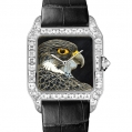 Cartier Santos de Cartier Santos-Dumont Manual White Gold & Diamonds