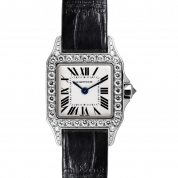 Cartier Santos Demoiselle Small Model Quartz White Gold