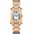 Cartier Tank Ladies Anglaise Quartz Small Model Pink Gold