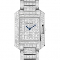 Cartier Tank Ladies Large Model Watch Automatic White Gold