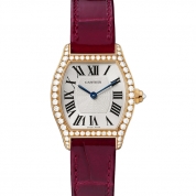 Cartier Tortue Ladies Small Model Pink Gold Diamonds