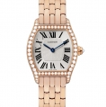 Cartier Tortue Ladies Small Model Pink Gold Diamonds