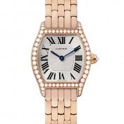 Cartier Tortue Ladies Small Model Pink Gold Diamonds