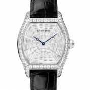Cartier Tortue Manual White Gold Diamonds
