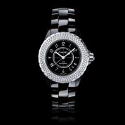 Chanel J12 Black Ladies Diamonds