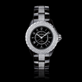 Chanel J12 Black Ladies Diamonds