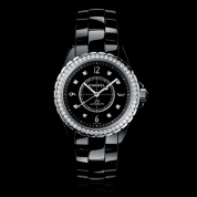Chanel J12 Black Ladies Diamonds