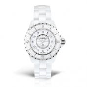 Chanel J12 White Classic Diamond Dial